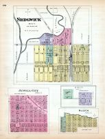 Sedgwick, Jewell City, Omio, Salem, Kansas State Atlas 1887